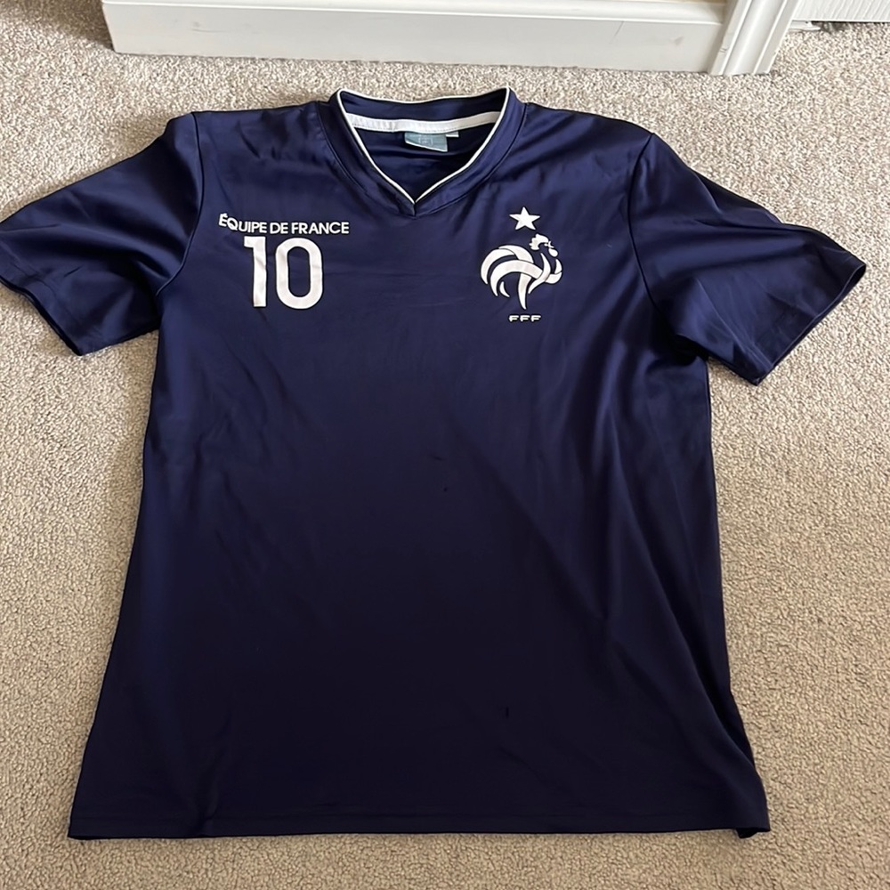 soccer jersey (équipe de france) #10